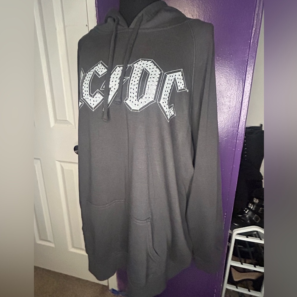 ACDC Grey Size 3 Oversized Hoodie Women’s